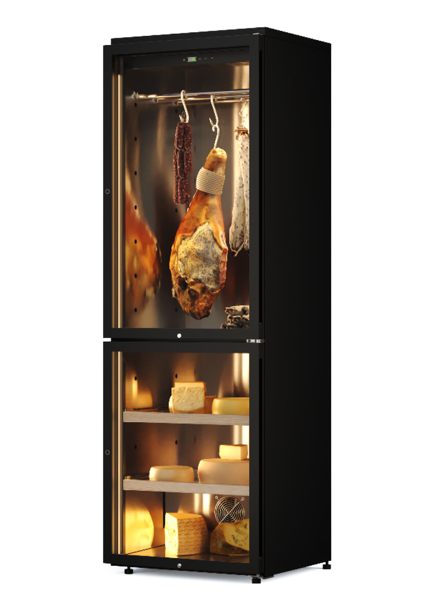 Cold cuts and cheese refrigerator cellar Double Temperature Showine