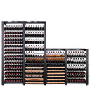 Étagère Acier - Caisses 2 Colonnes et Bouteilles - 257 bouteilles