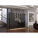 Półka stalowa z drzwiczkami i kłódkami - 1 kolumna - 96 butelek