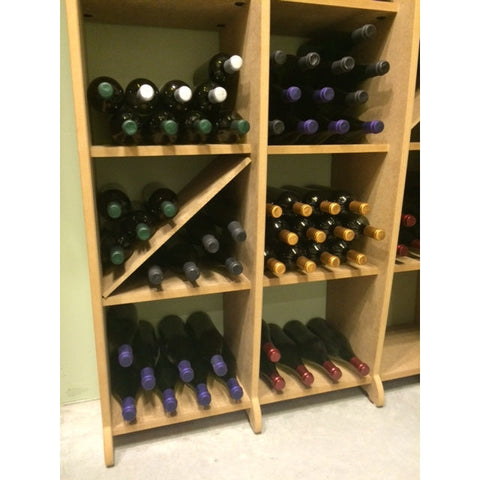 Estante de madera 320 botellas