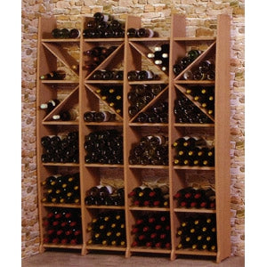 Wood shelf 80 bottles