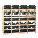 Scaffale Scorrevole 2C in Legno - 396 Bottiglie - 18 Ripiani