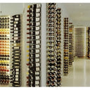 Wandrek 3x2 Flessenhouders van Metaal