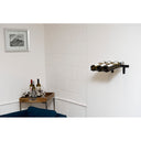 Wandrek voor 3 flessen van metaal