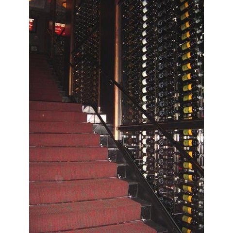 Porte- Porte-bouteille en métal ShoWall Sous l'escalier du 84 au 252 bott.