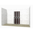 ShoWall Portabottiglie in Metallo 144 bott.