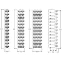 Porte-bouteilles Porte-bouteille Métal de 63 à 189 bouteilles.