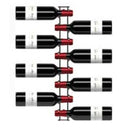 Spider 8 Bottle rack in Steel