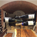 Spider 8 Bottle rack in Steel