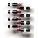 Spider 8 Bottle rack in Steel