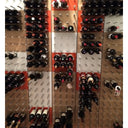 Stact Portabottiglie in Alluminio/Legno C-Type