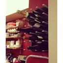 Stact Portabottiglie in Alluminio/Legno C-Type