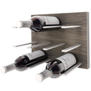 Stact C-Type Aluminum/Wood Bottle Rack