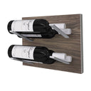 Stact Bottle rack in Aluminum/Wood L-Type