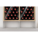 Double Column Wine in Wood/Metal