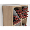 Double Column Wine in Wood/Metal