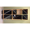Double Column Wine in Wood/Metal