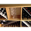 Double Column Wine in Wood/Metal