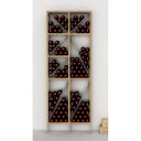 Double Column Wine in Wood/Metal