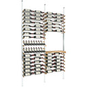 Vinoteck - Aluminum and Wood Bottle Rack - 120/172 Bottles