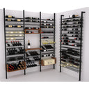 Vinoteck - Aluminum and Wood Bottle Rack - 136/181 Bottles