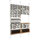 Vinoteck - Aluminum and Wood Bottle Rack - 160/202 Bottles