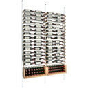 Vinoteck - Aluminum and Wood Bottle Rack - 180/240 Bottles