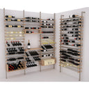 Vinoteck - Aluminum and Wood Bottle Rack - 180/250 Bottles