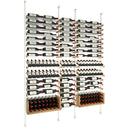 Vinoteck - Aluminum and Wood Bottle Rack - 216/274 Bottles
