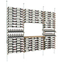 Vinoteck - Aluminum and Wood Bottle Rack - 216/308 Bottles