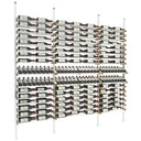 Vinoteck - Aluminum and Wood Bottle Rack - 252/350 Bottles