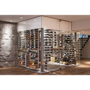 Vinoteck - Portabottiglie in Alluminio e Legno - 344/470 Bottiglie