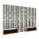 Vinoteck - Aluminum and Wood Bottle Rack - 344/470 Bottles