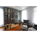 Vinoteck - Aluminum and Wood Bottle Rack - 66/75 Bottles