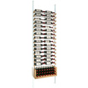 Vinoteck - Aluminum and Wood Bottle Rack - 90/120 Bottles