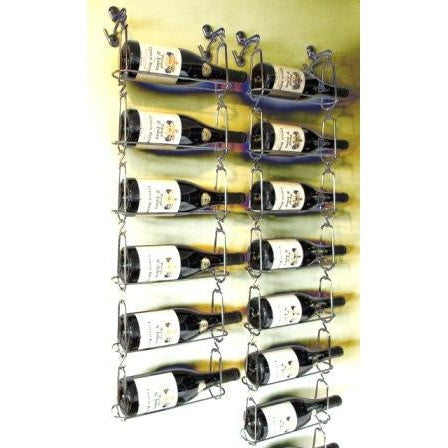 Wine Chain 12 Sostenedor de botella en acero