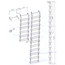 Wine Chain 6 Steel Bottle Rack