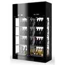 WineCave 2 Doors H.220 Wall or Island - Double Temperature - 336 bott.