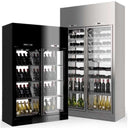 WineCave 2 Doors H.260 Wall or Island - Double Temperature - 420 bott.