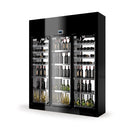 WineCave 3 Doors H.220 Wall or Island - Triple Temperature - 504 bott.
