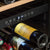 Wine Cooler 110 bottles Black Double Temperature
