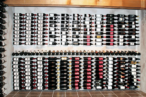 ShoWall 3x1 Metal bottle rack